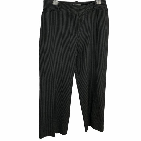 Ann Taylor Signature Fit Pin Striped Dress Pants - Picture 2 of 5